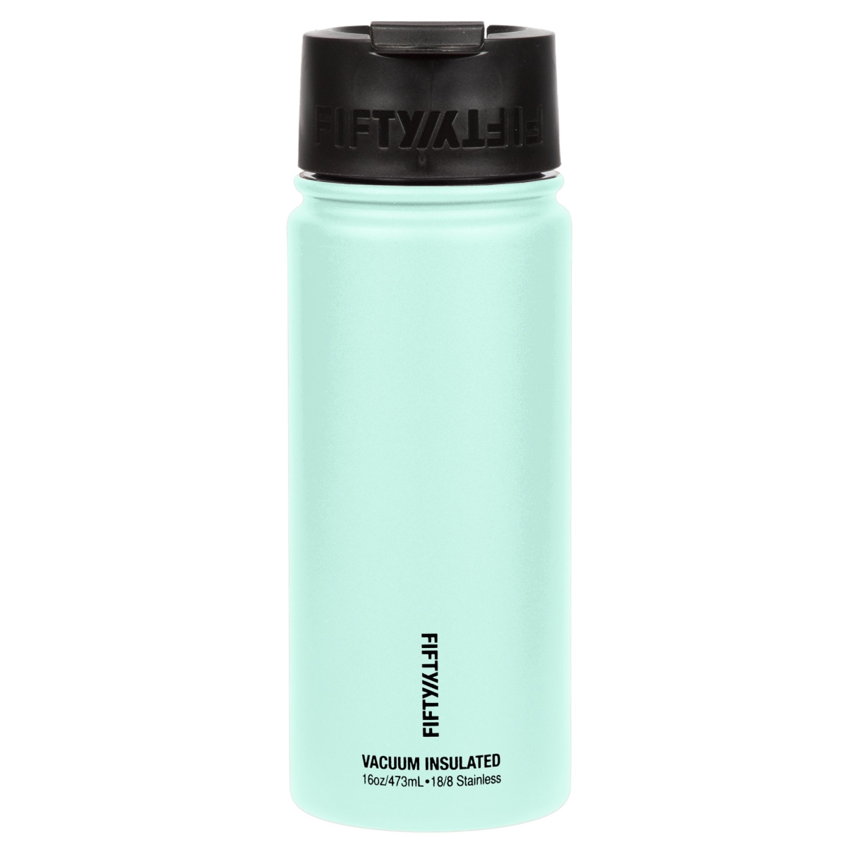 V16003mn0 16 Oz Double-wall Vacuum-insulated Bottles With Flip Cap, Cool Mint