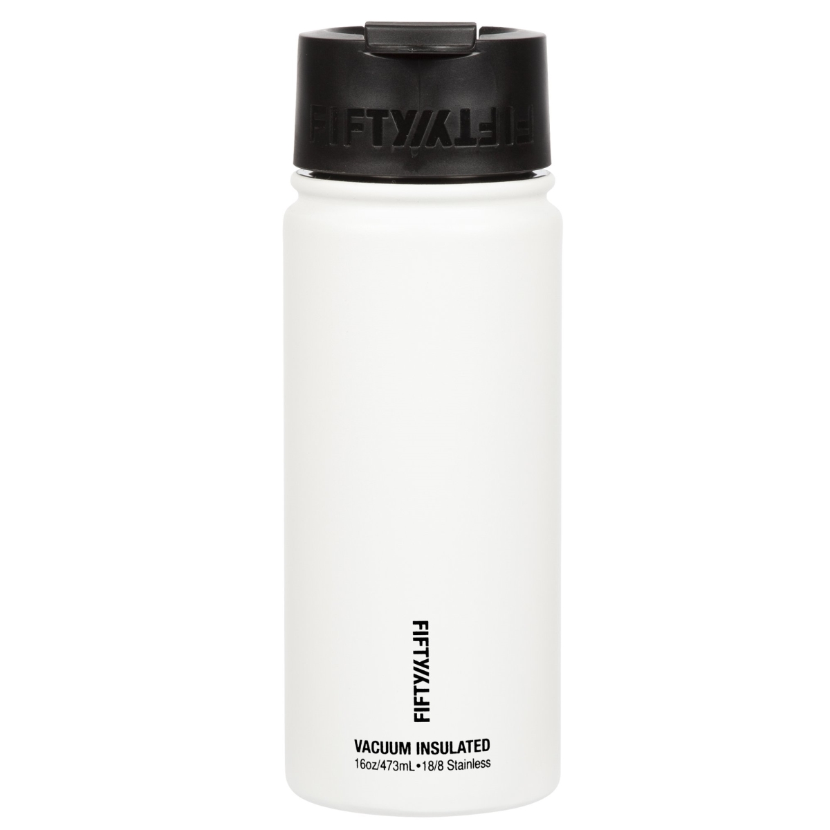 V16003wh0 16 Oz Double-wall Vacuum-insulated Bottles With Flip Cap, Winter White