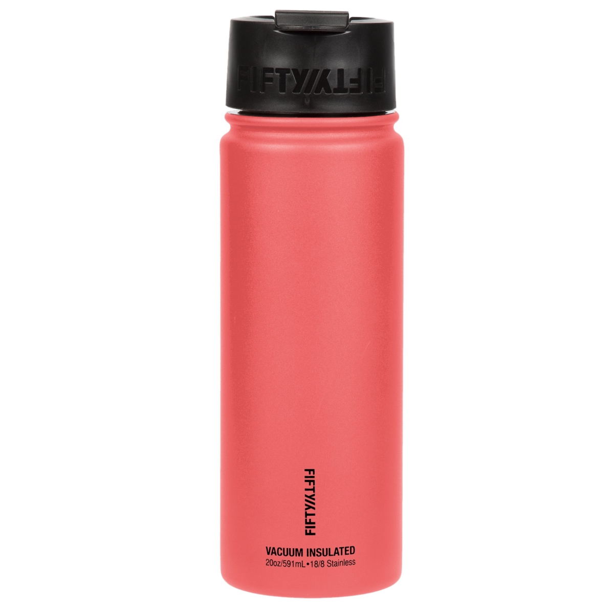 V20005cr0 20 Oz Double-wall Vacuum-insulated Bottles With Flip Cap, Coral
