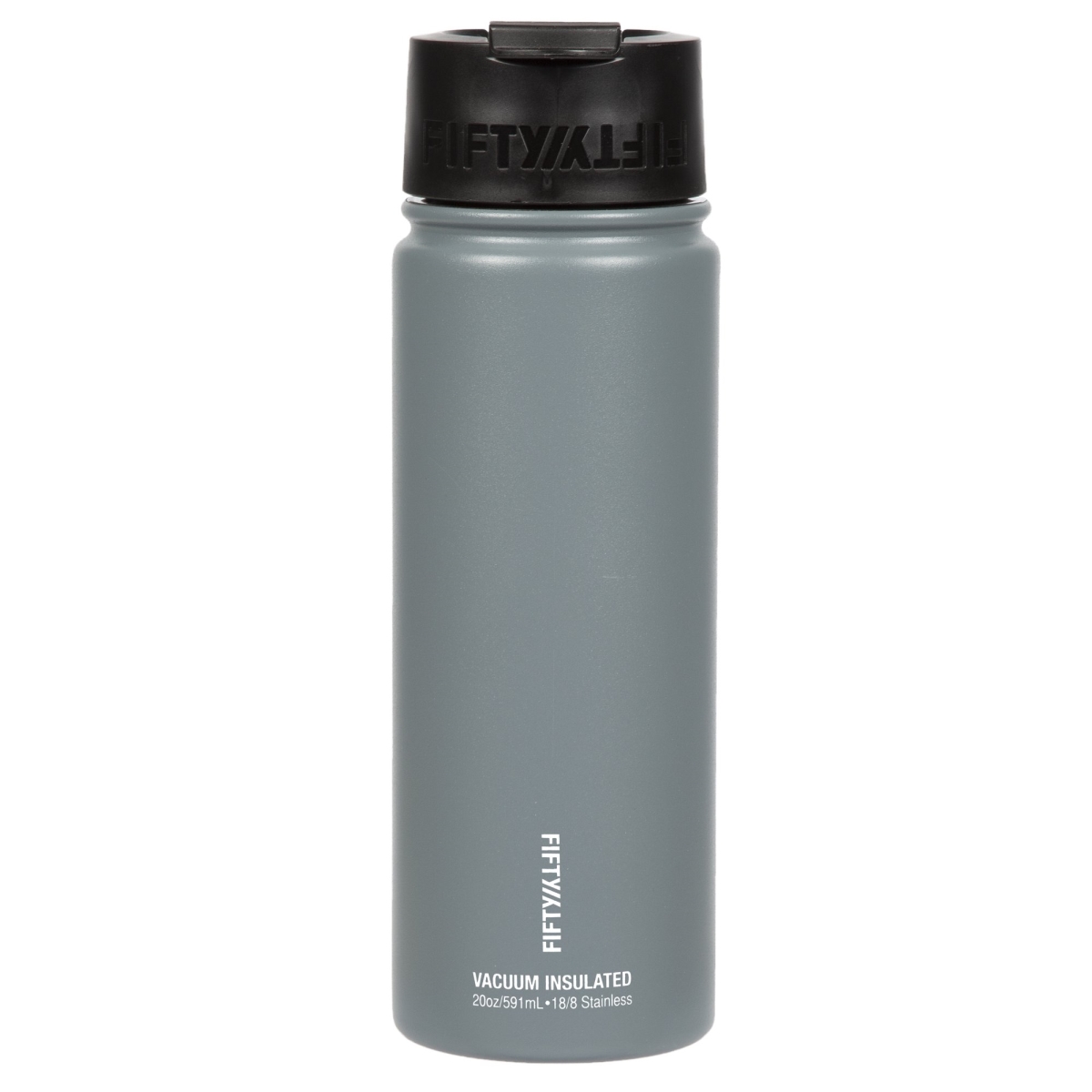 V20005sl0 20 Oz Double-wall Vacuum-insulated Bottles With Flip Cap, Slate Grey