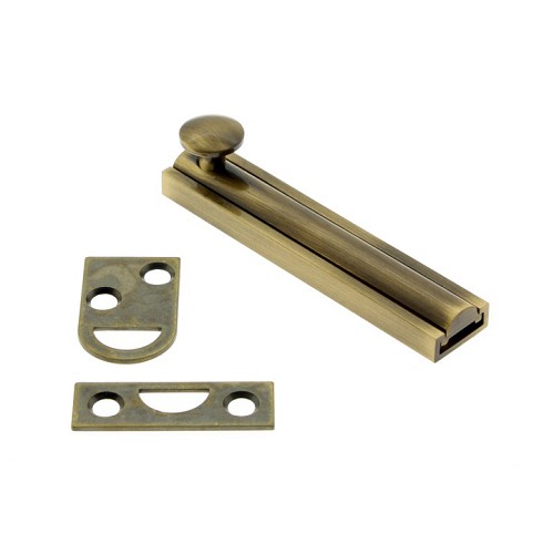 11043-10b 3 In. Solid Brass Surface Bolt, Oil-rubbed Bronze