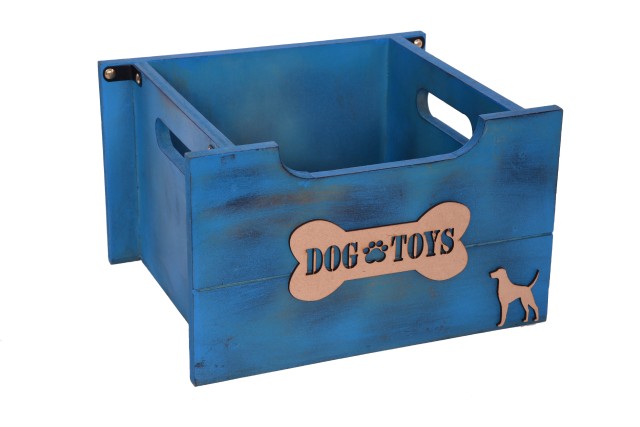90059 Toy Tube For Dog, Blue