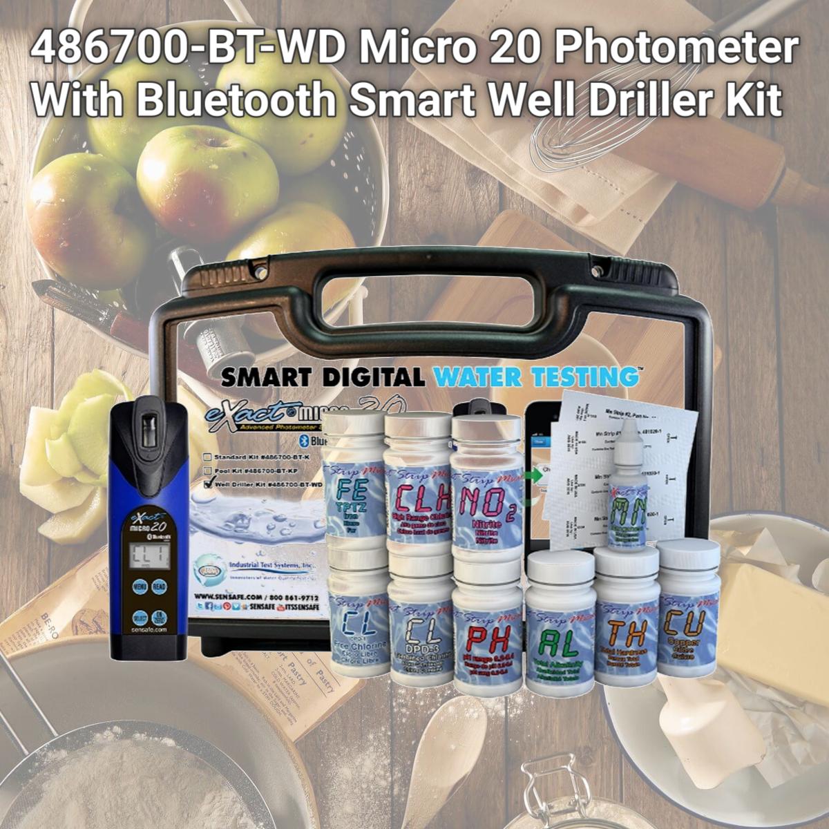 Picture of eXact 486700-BT-WD Micro 20 Photometer With Bluetooth Smart Well Driller Kit