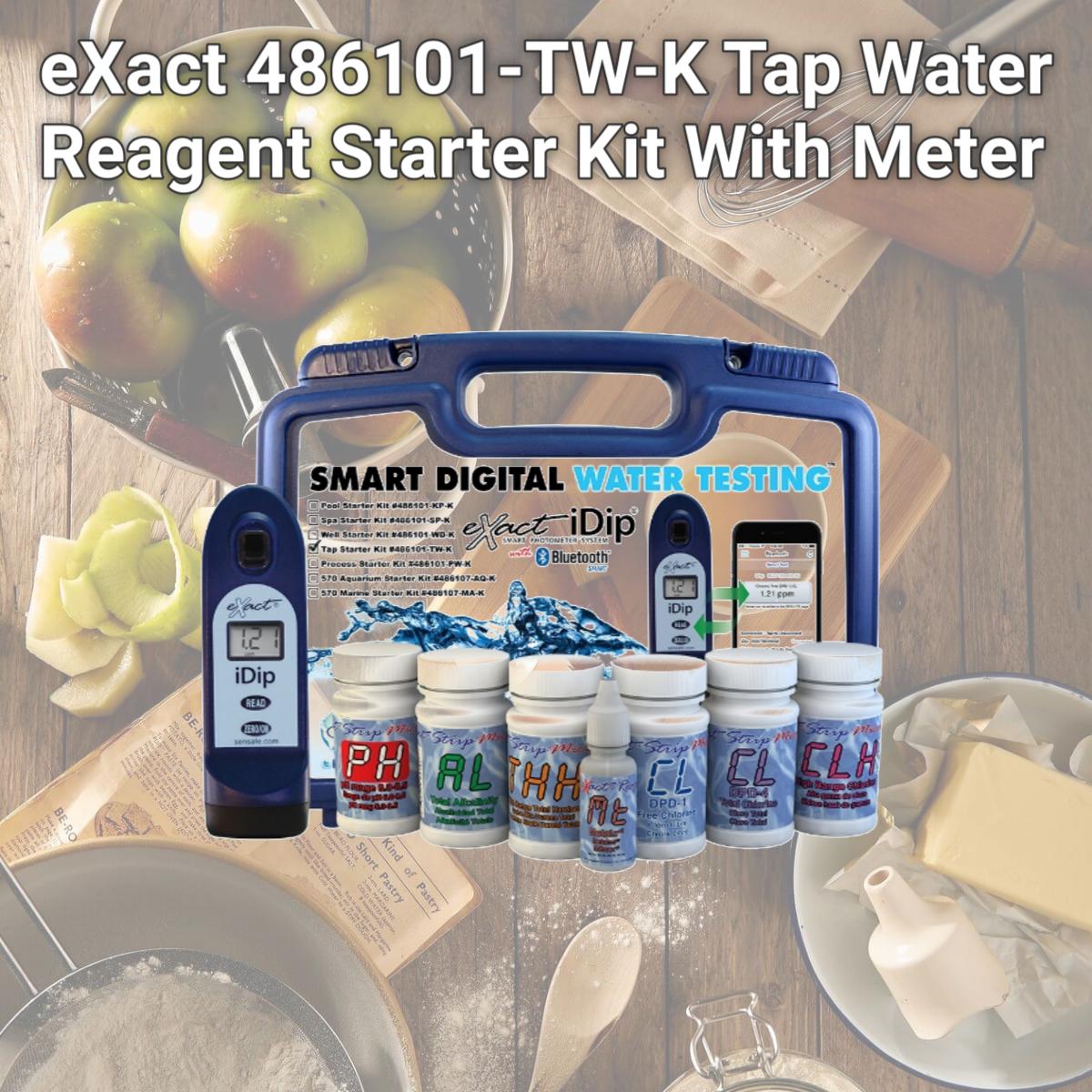 Picture of eXact 486101-TW-K Tap Water Reagent Starter Kit With Meter
