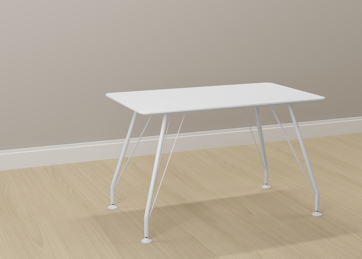 18401 - Wht Rectangular Desk-idea White