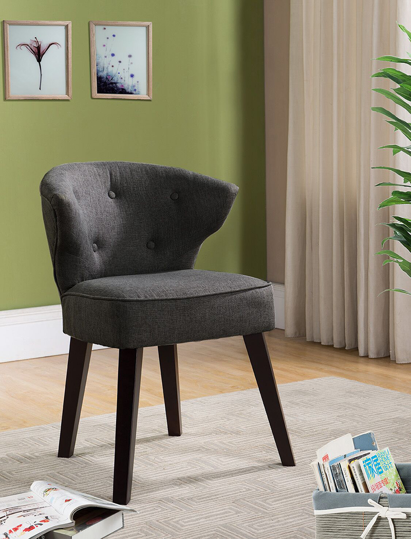 Ac6297 32 X 20 X 23 In. Accent Chair - Grey
