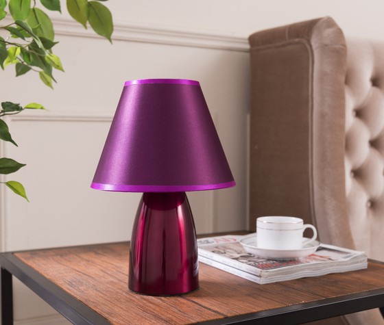 L1031-pu Table Lamp - Purple, 11.5 X 8 X 8 In.