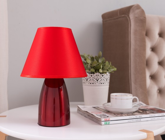 L1031-r Table Lamp - Red, 11.5 X 8 X 8 In.