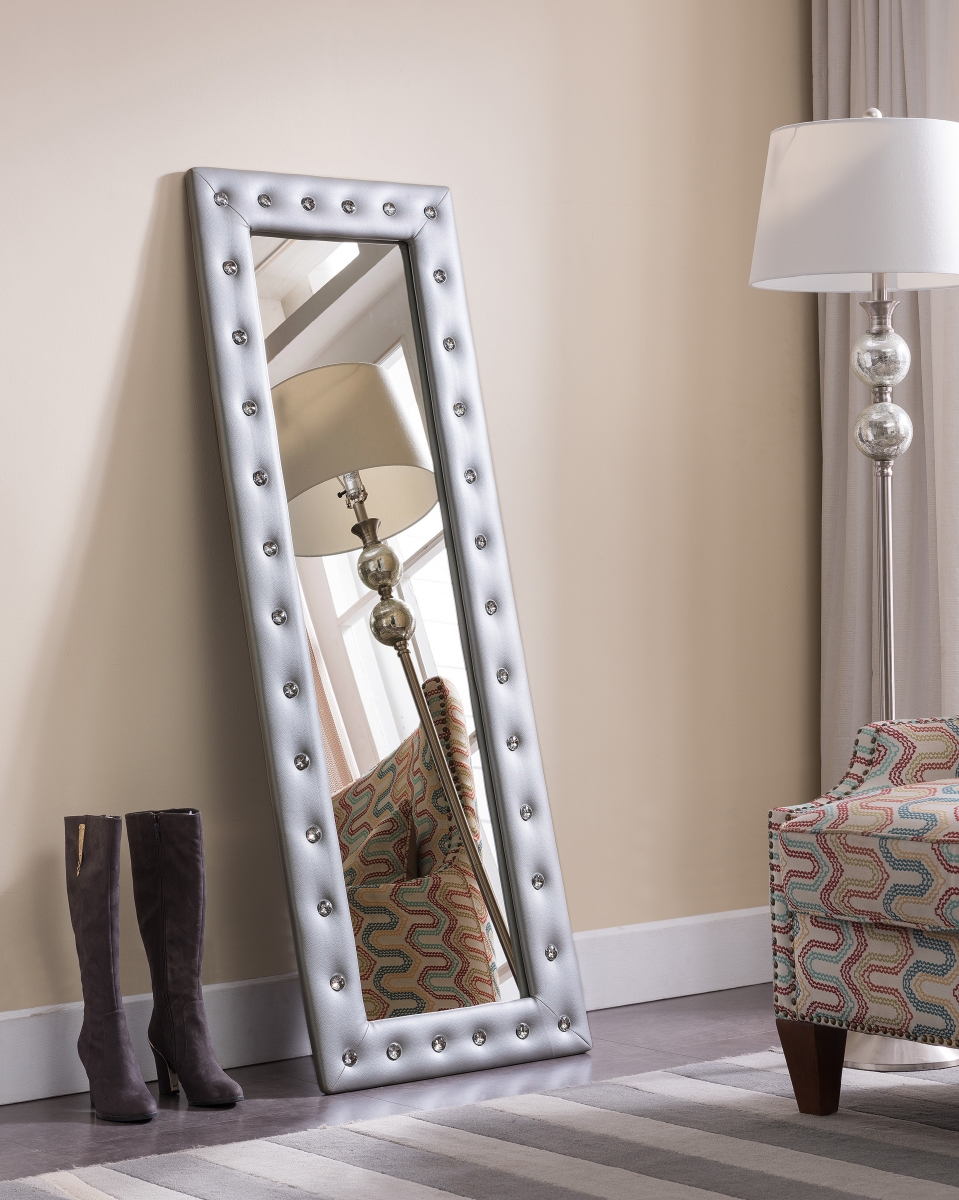 M112 Standing Mirror - Silver, 63 X 22 X 1.5 In.