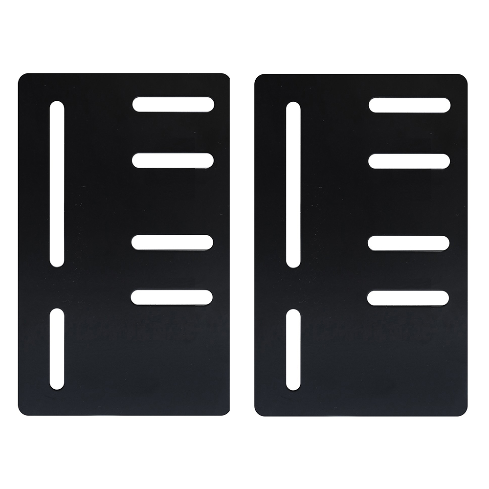 Tristate Apartment Furnishres B9017 6.25 X 4 In. Structures Modification Plate For Special Headboards - Black