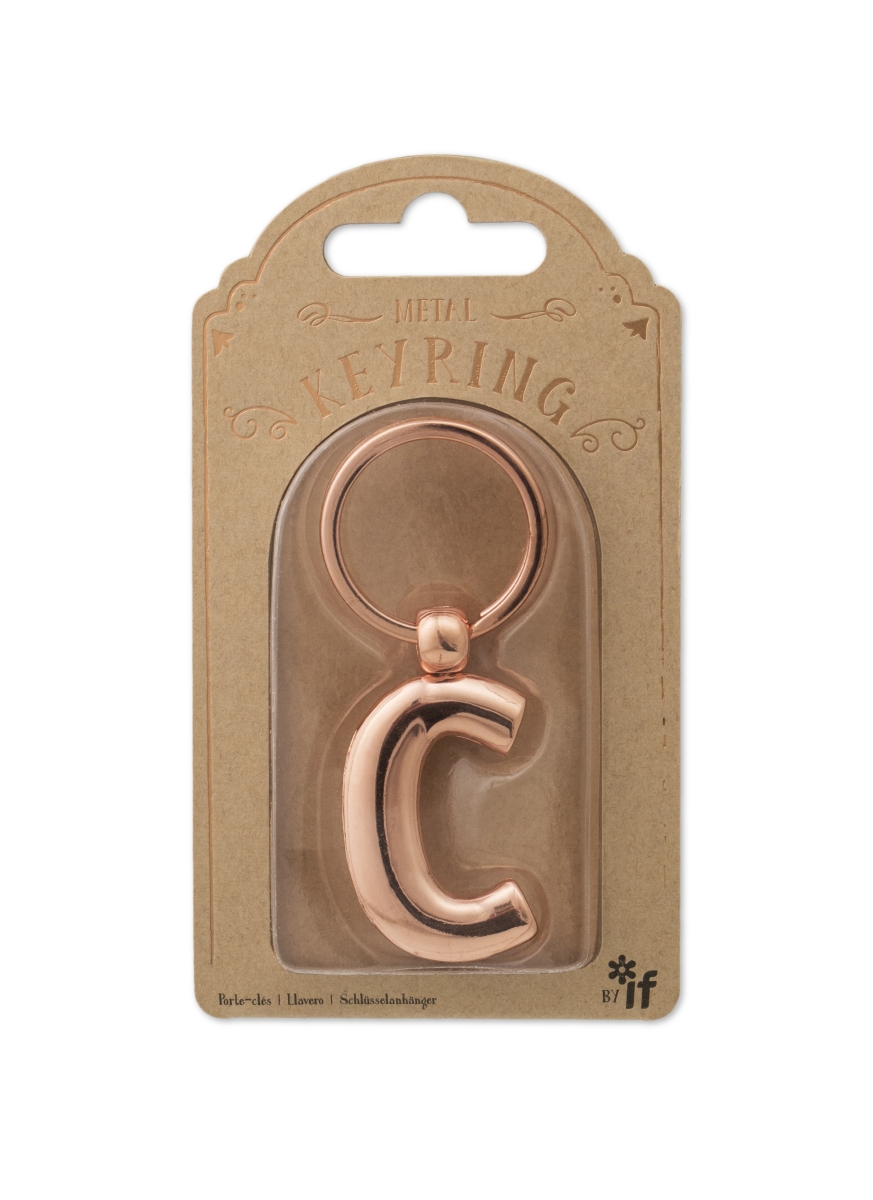 47303 Copper Letter Keyrings, Letter C