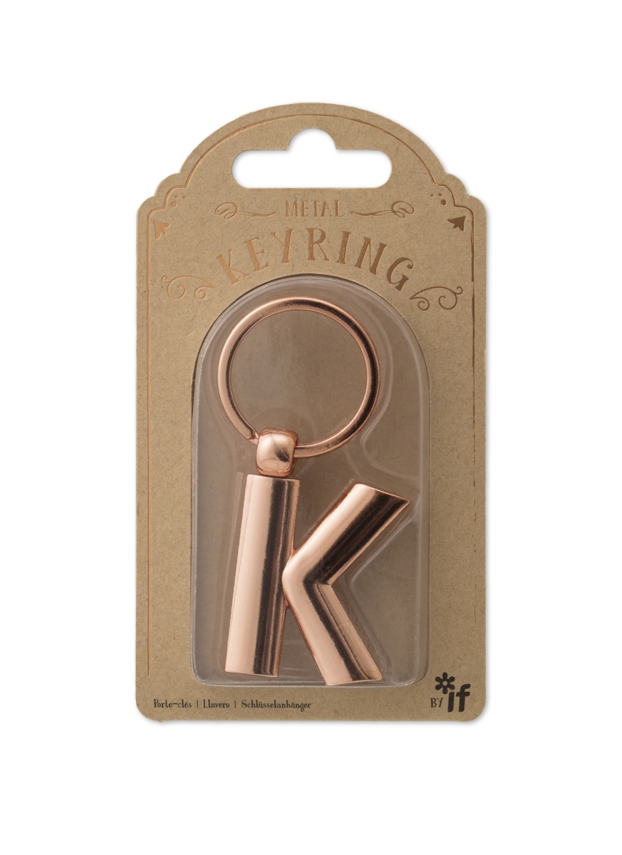 47311 Copper Letter Keyrings, Letter K
