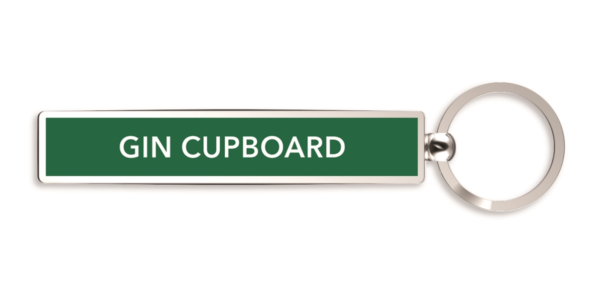 32733 Show Offs Metal Keyrings – Gin Cupboard