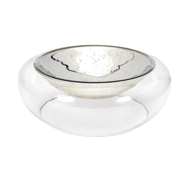 Imax 95930 Trisha Yearwood Luxe Decorative Glass Bowl, Clear
