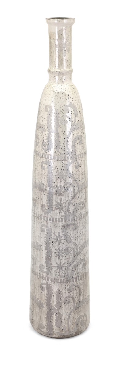 Imax 13887 Frost Oversized Vase, Beige - Large