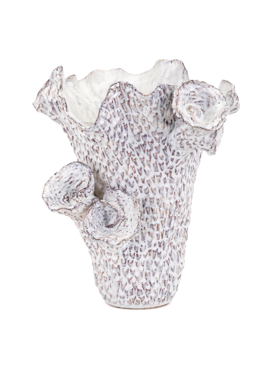 Imax 25760 Zelma Small Vase, White