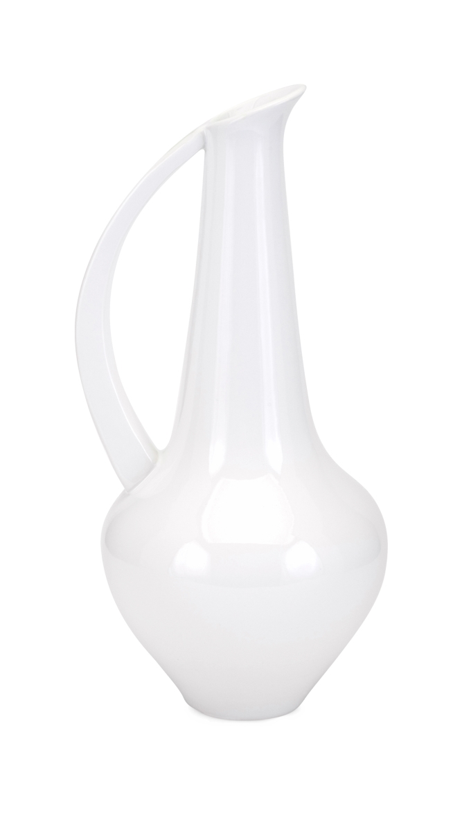 Imax 64348 Greecian Small Vase, White