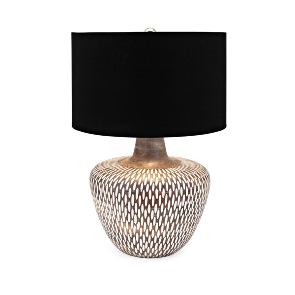 Imax 10290 Trisha Yearwood Canyon Table Lamp, Black