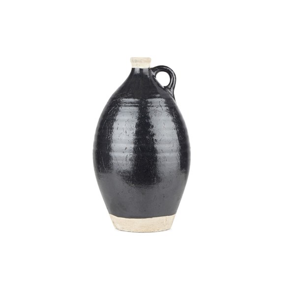 Imax 41113 Wrangler Large Vase, Black