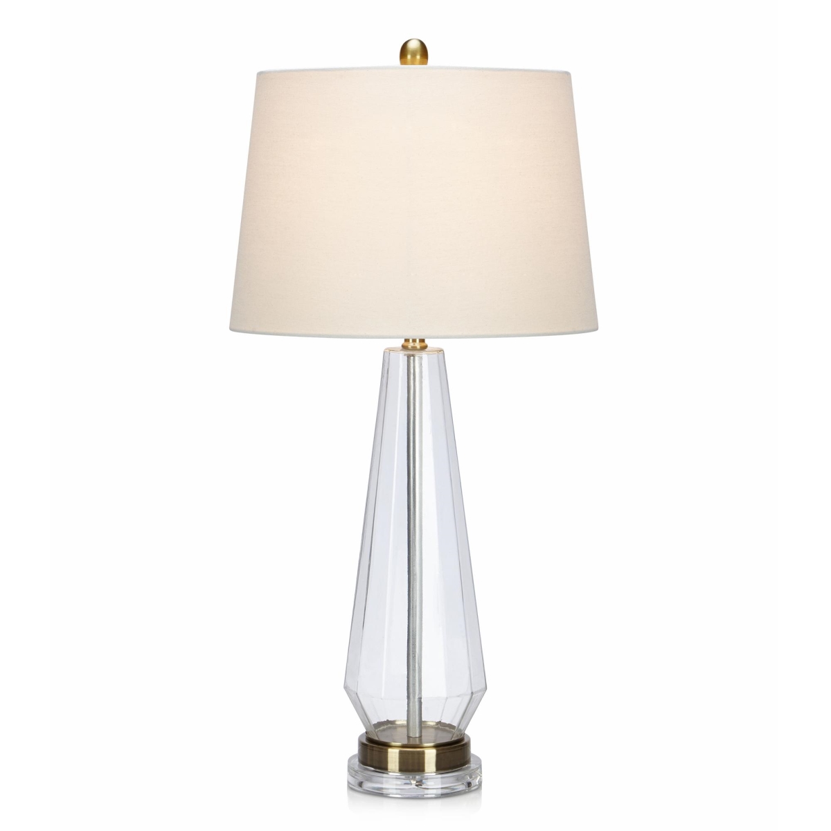 Imax Z65756 Zenais Acrylic & Glass Table Lamp - Clear