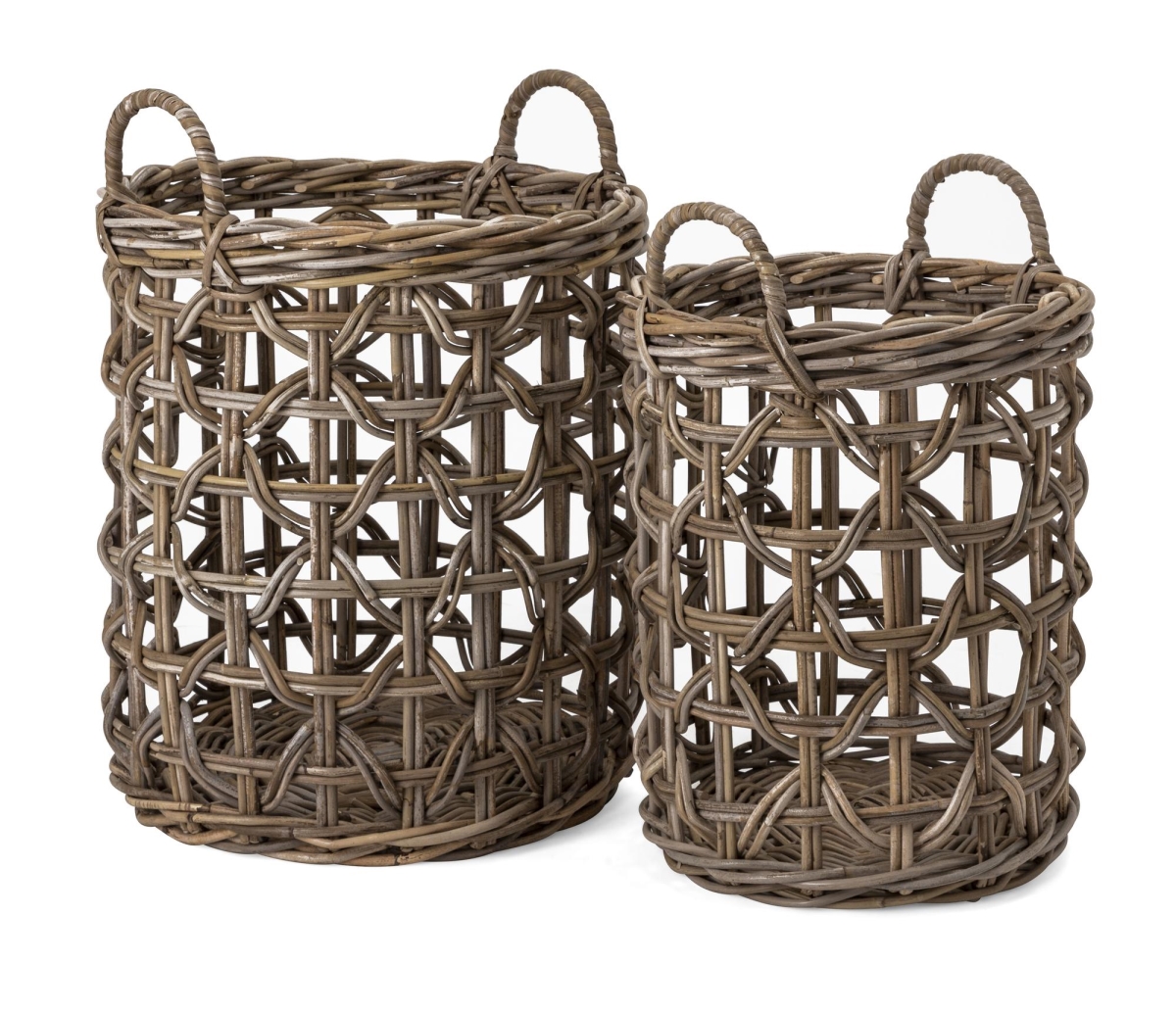 Imax 23241-2 Rattan Baskets - Set Of 2