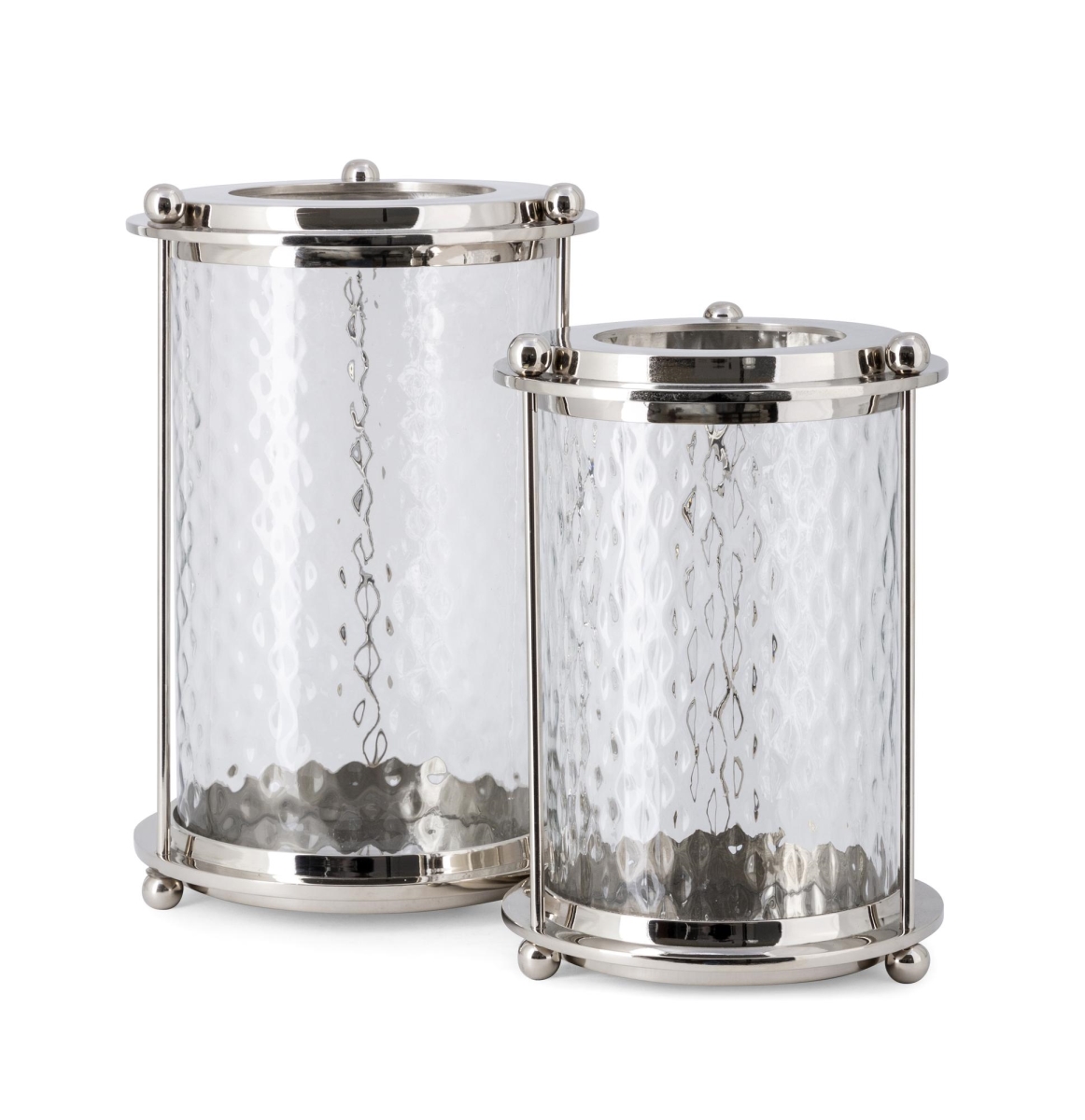 Imax 23288-2 Winslow Glass Lanterns - Set Of 2