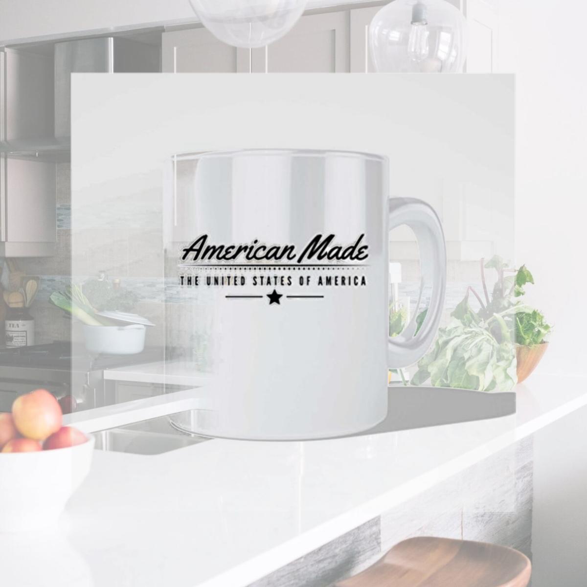 Picture of Imaginarium Goods CMG11-IGC-AMER2 11 oz American Made USA Coffee Mug - White