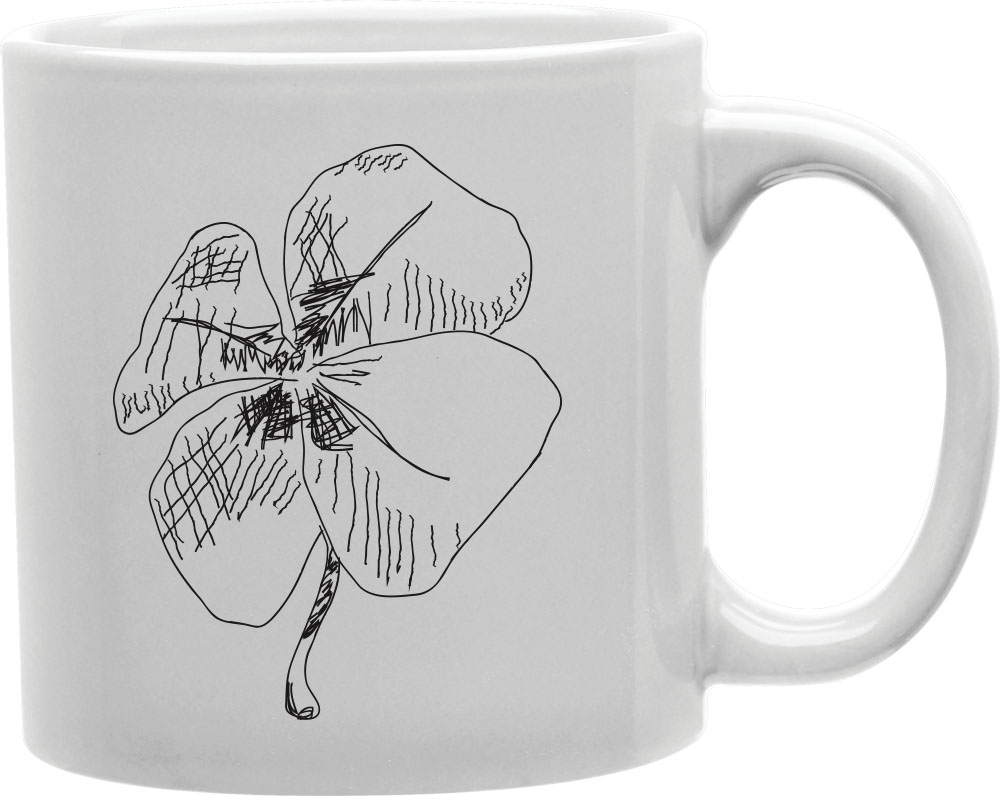 Cmg11-igc-clover Clover - Flower Sketch Print Mug