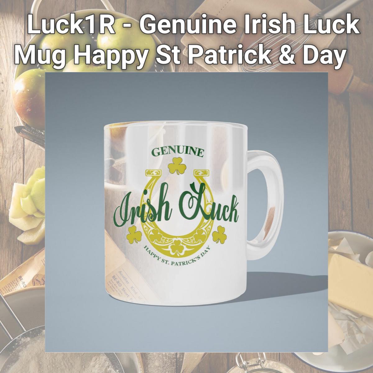 Picture of Imaginarium Goods CMG11-IGC-LUCK1R Luck1R - Genuine Irish Luck Mug Happy St Patrick & Day