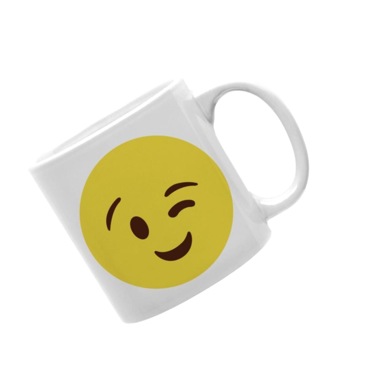 Picture of Imaginarium Goods CMG11-IGC-WINK Wink Emoji 11 oz Ceramic Coffee Mug