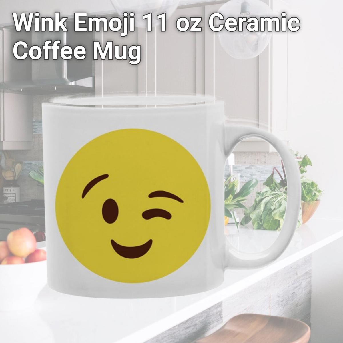 Picture of Imaginarium Goods CMG11-IGC-WINK Wink Emoji 11 oz Ceramic Coffee Mug