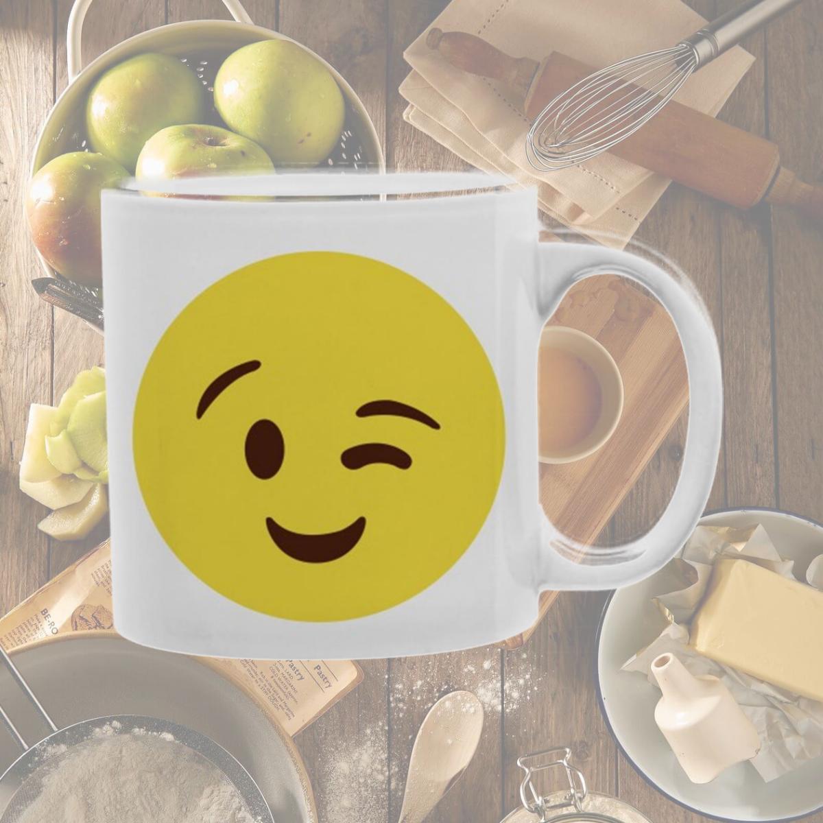 Picture of Imaginarium Goods CMG11-IGC-WINK Wink Emoji 11 oz Ceramic Coffee Mug