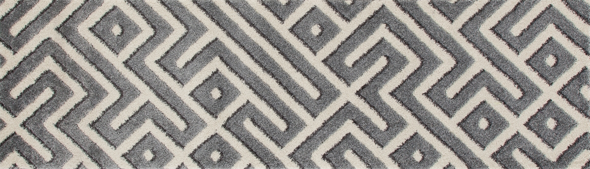 UPC 841864100068 product image for 841864100068 2 x 8 ft. Highline Collection Amazed Woven Area Rug, Medium Gra | upcitemdb.com