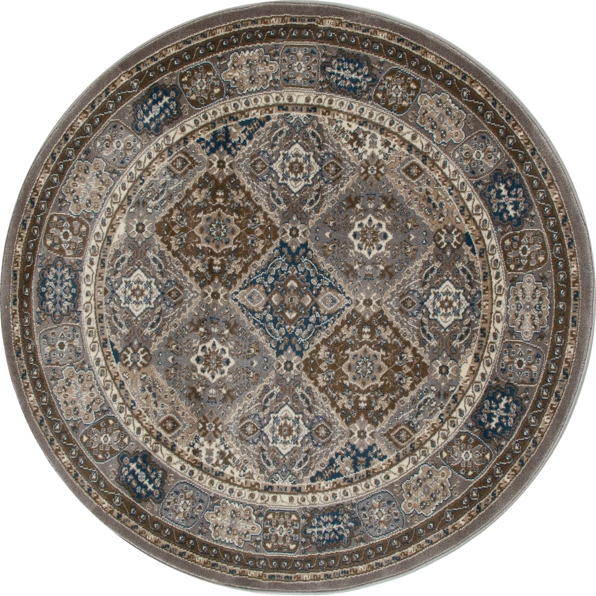 UPC 841864102871 product image for 841864102871 8 ft. Arabella Collection Comfort Panel Woven Round Area Rug, G | upcitemdb.com