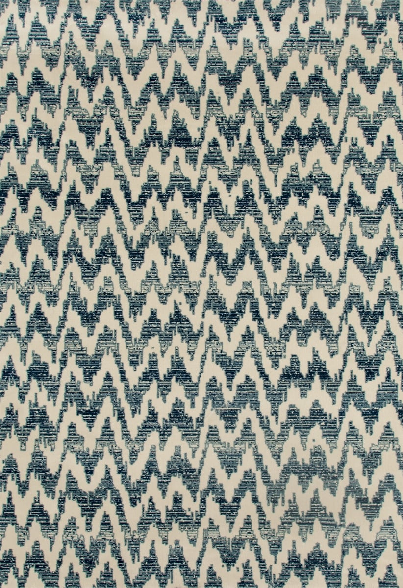 25375 7 X 9 Ft. Troy Collection Static Woven Area Rug, Blue