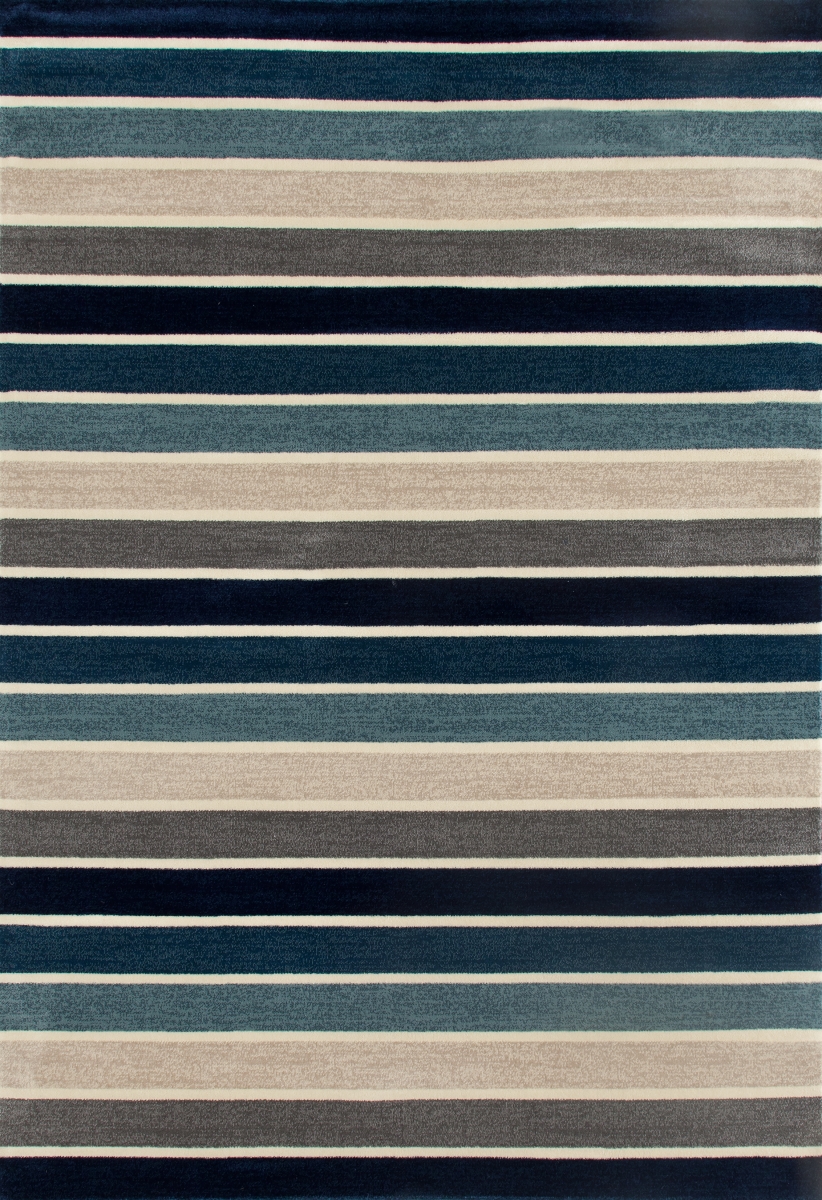 25566 2 X 4 Ft. Troy Collection Mainline Woven Area Rug, Blue