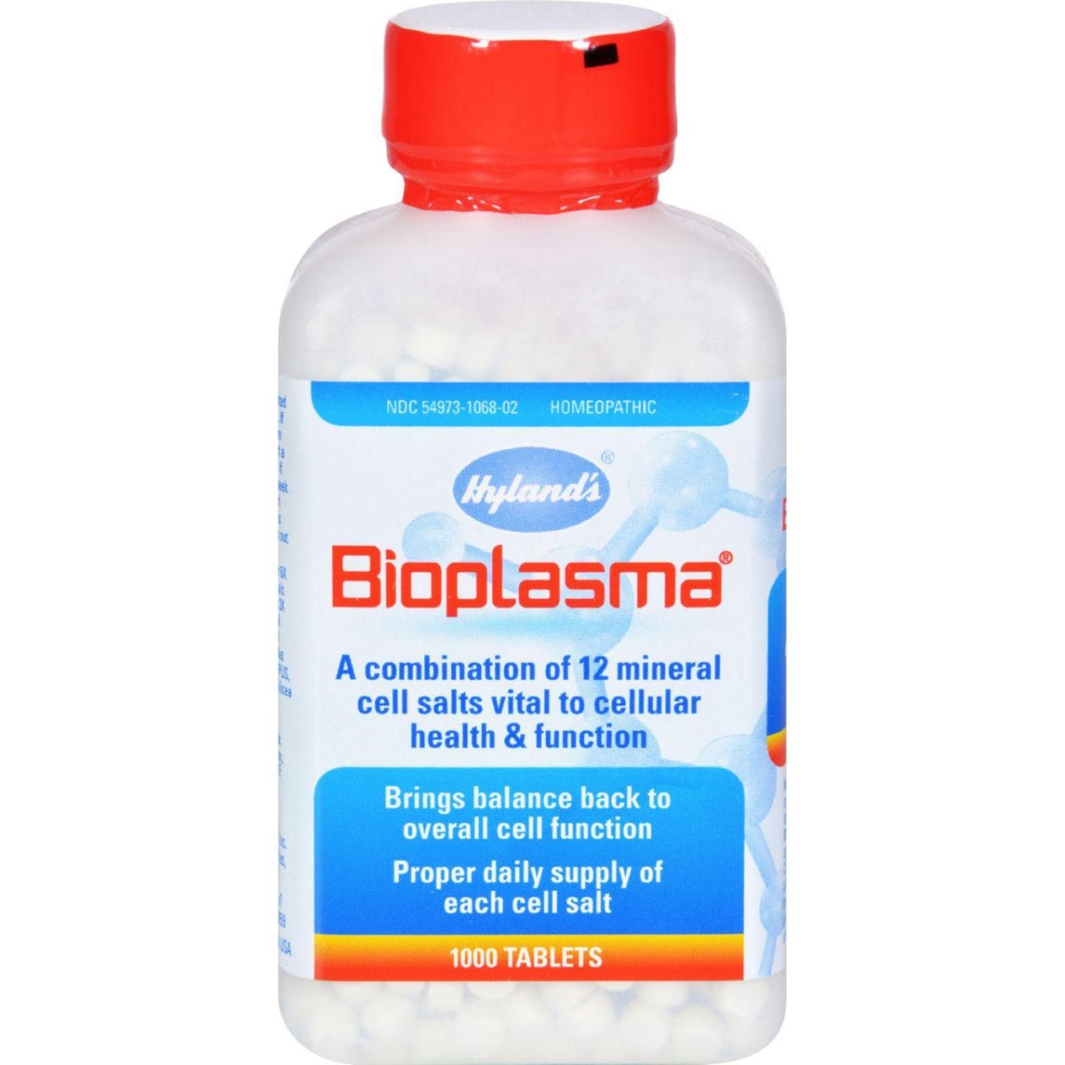 Hg0130963 Homeopathic Bioplasma Cell Salts, 1000 Tablets