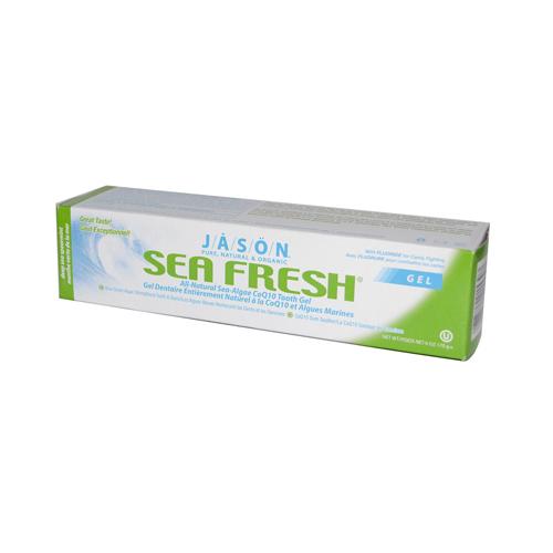 Products Hg0184416 6 Oz Sea Fresh All Natural Sea Algae Coq10 Tooth Gel Deep Sea Spearmint