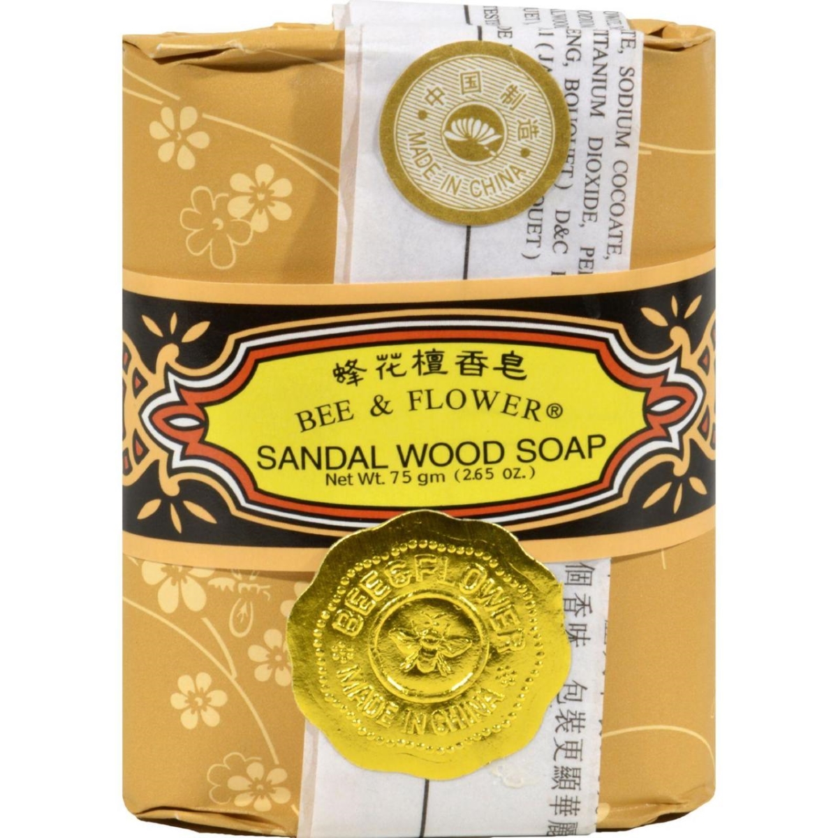 Bee And Flower Hg0108506 2.65 Oz Sandalwood Soap - Case Of 12