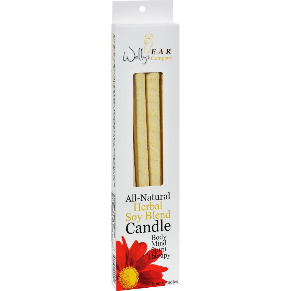 Hg0115923 Herbal Paraffin Ear Candle - Pack Of 4