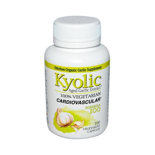 Hg0343012 Aged Garlic Extract Vegetarian Cardiovascular Formula 100, 100 Vegetarian Capsules