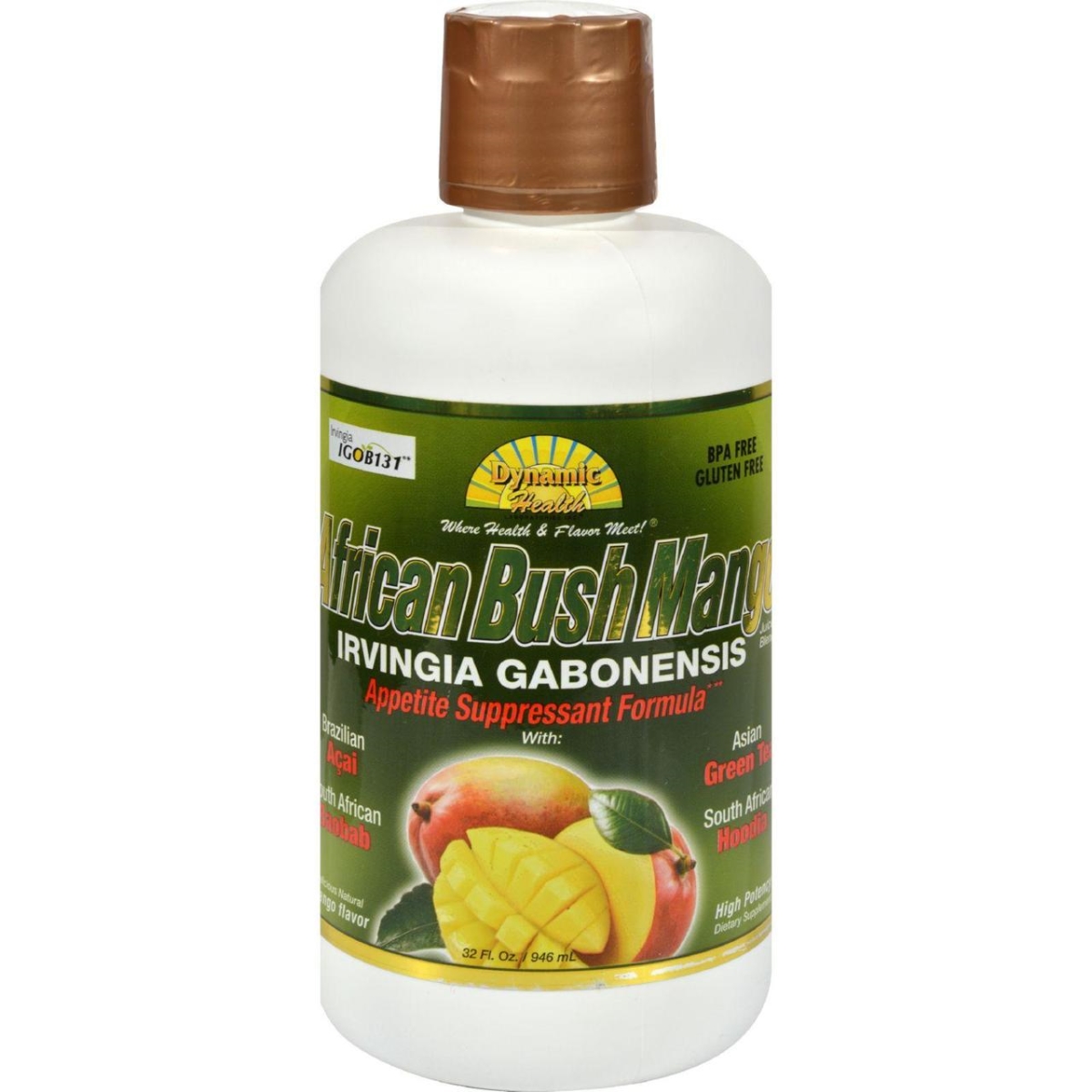 Dynamic Health Hg0145821 32 Fl Oz African Bush Mango Juice Blend