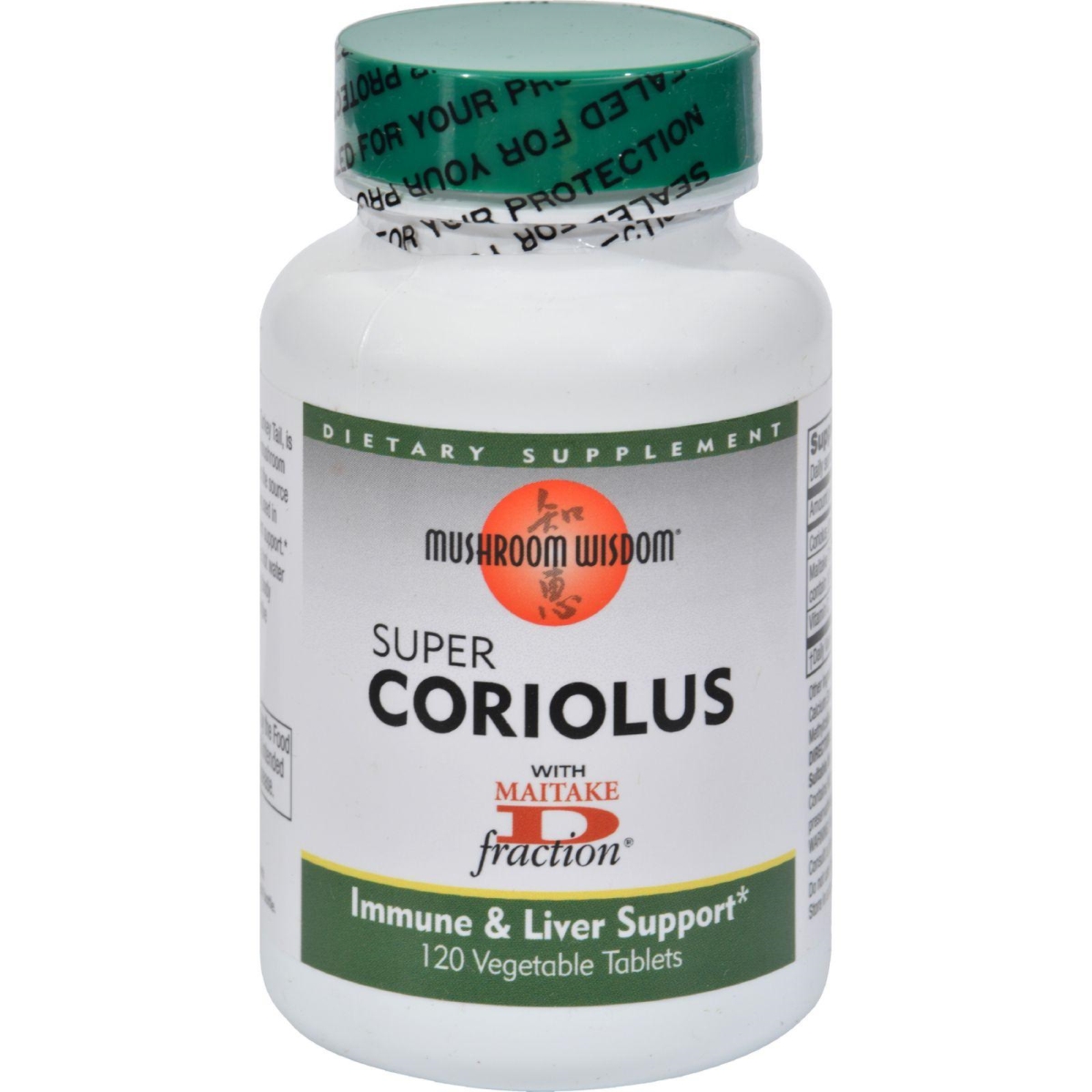 Hg0179192 Super Coriolus With Maitake D Fraction, 120 Tablets