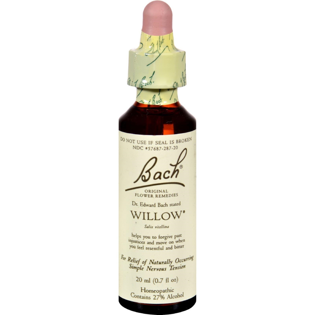 Hg0234088 0.7 Fl Oz Flower Remedies Essence, Willow