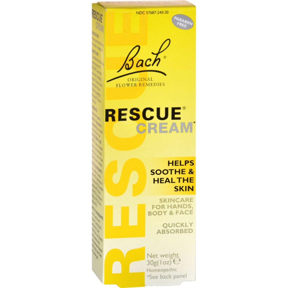 Hg0377424 1 Fl Oz Flower Remedies Rescue Cream