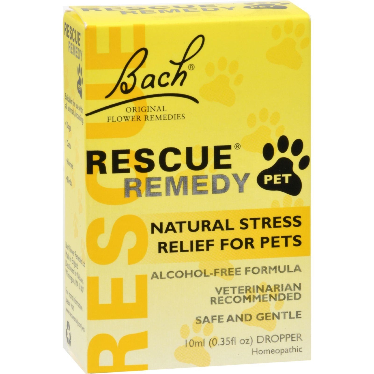 Hg0410167 10 Ml Flower Remedies Rescue Remedy Stress Relief For Pets