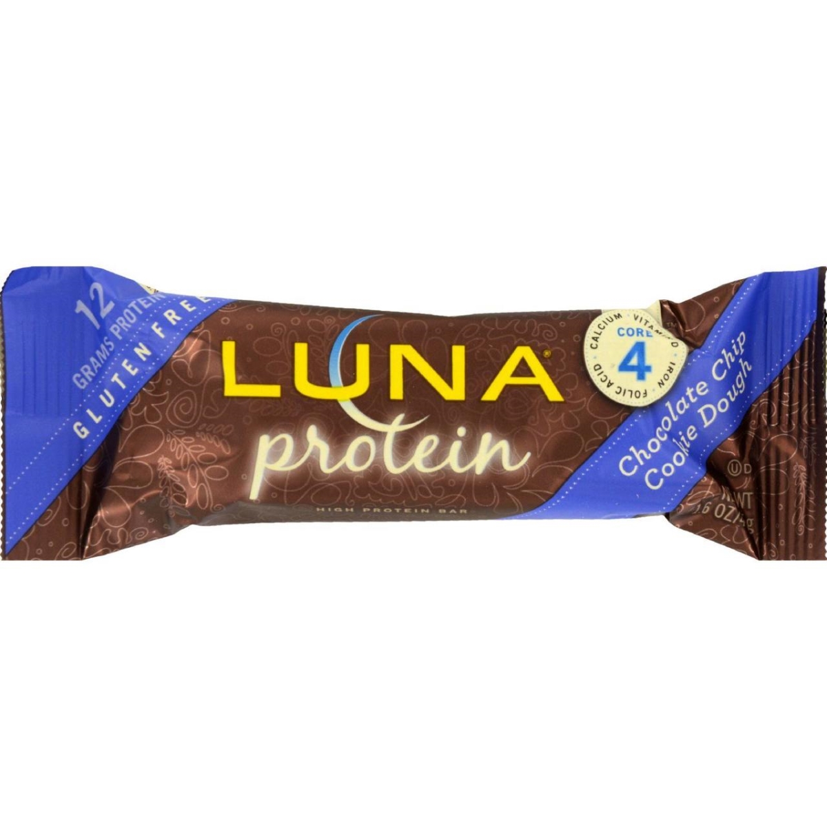 Clif Bar Hg0117481 1.6 Oz Luna Protein Bar - Cookie Dough, Case Of 12