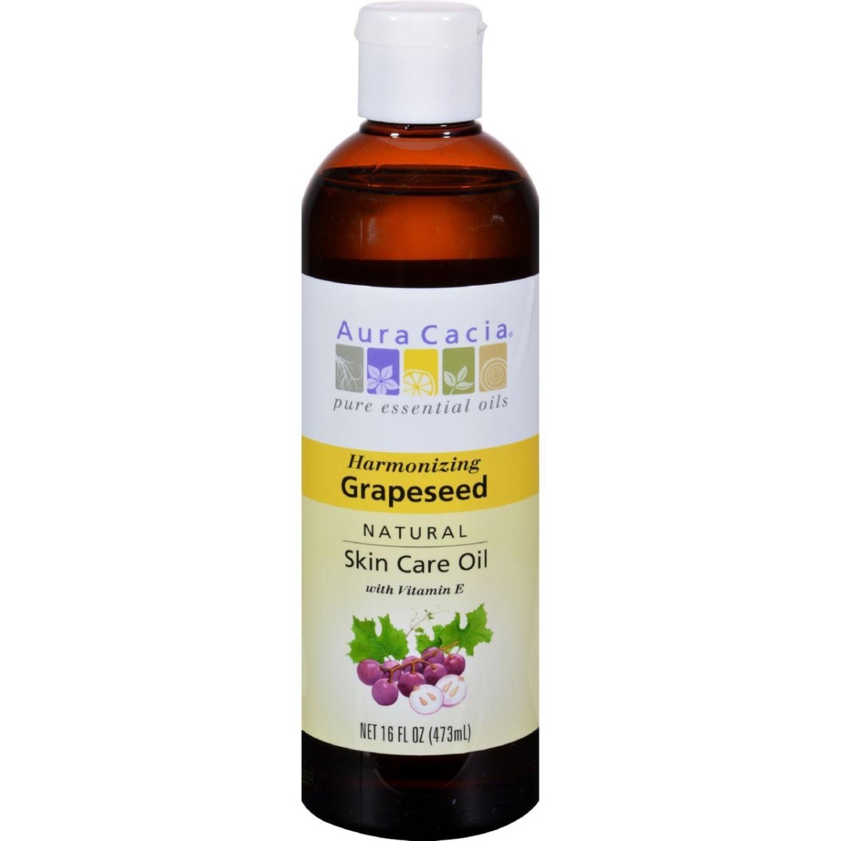 Hg0127431 16 Fl Oz Natural Skin Care Oil, Grapeseed