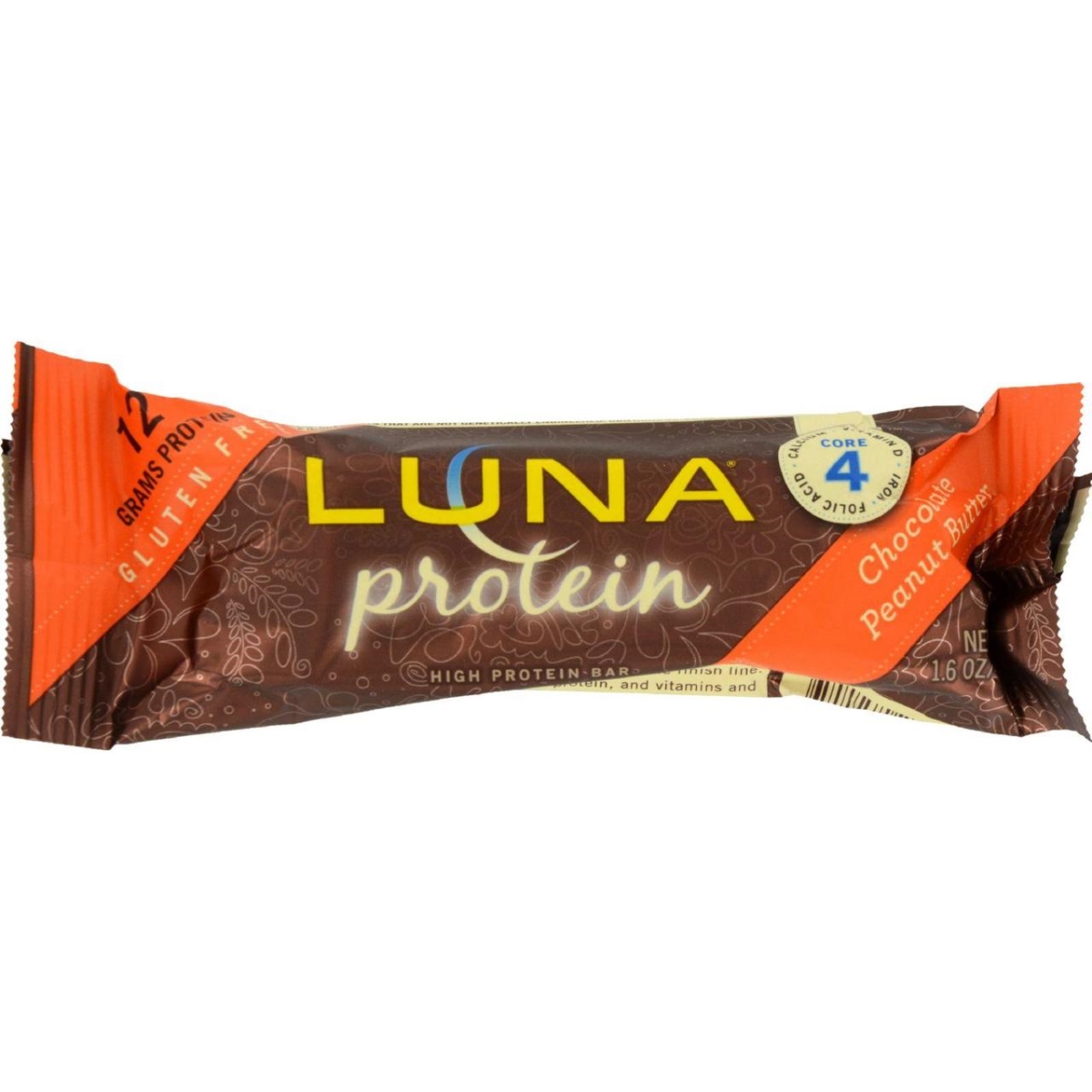 Clif Bar Hg0117531 1.59 Oz Chocolate Peanutbutter Luna Protein Bar - Case Of 12