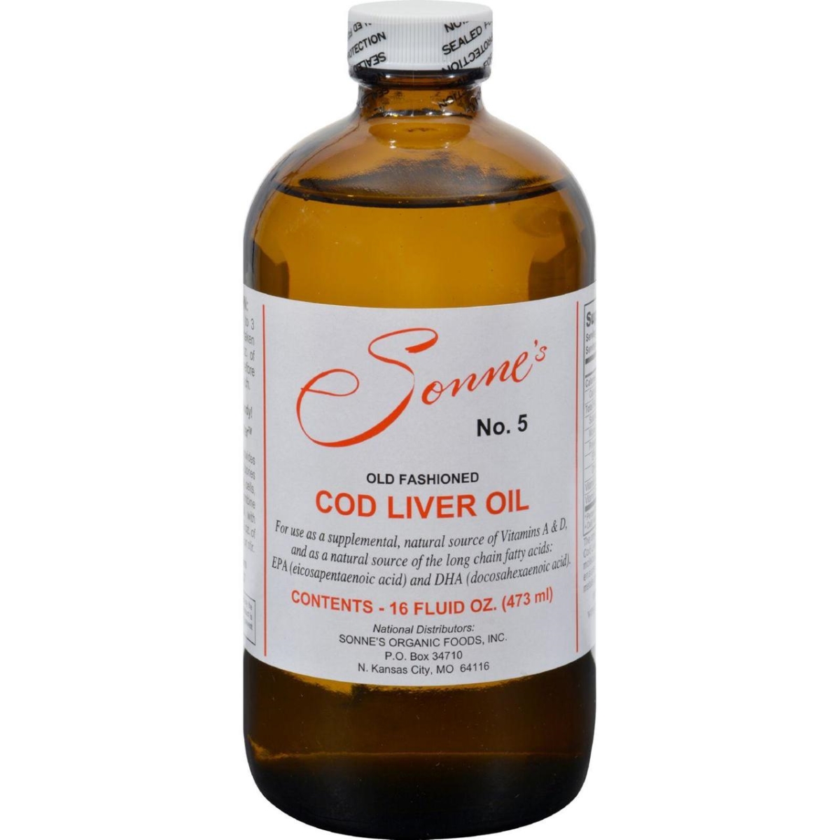 Hg0352138 16 Fl Oz No. 5 Old Fashioned Cod Liver Oil